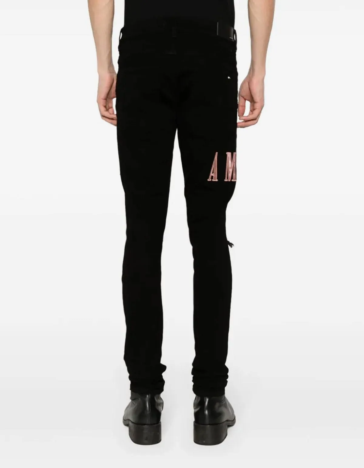 Amiri Jeans Black Tie Dye Core Logo