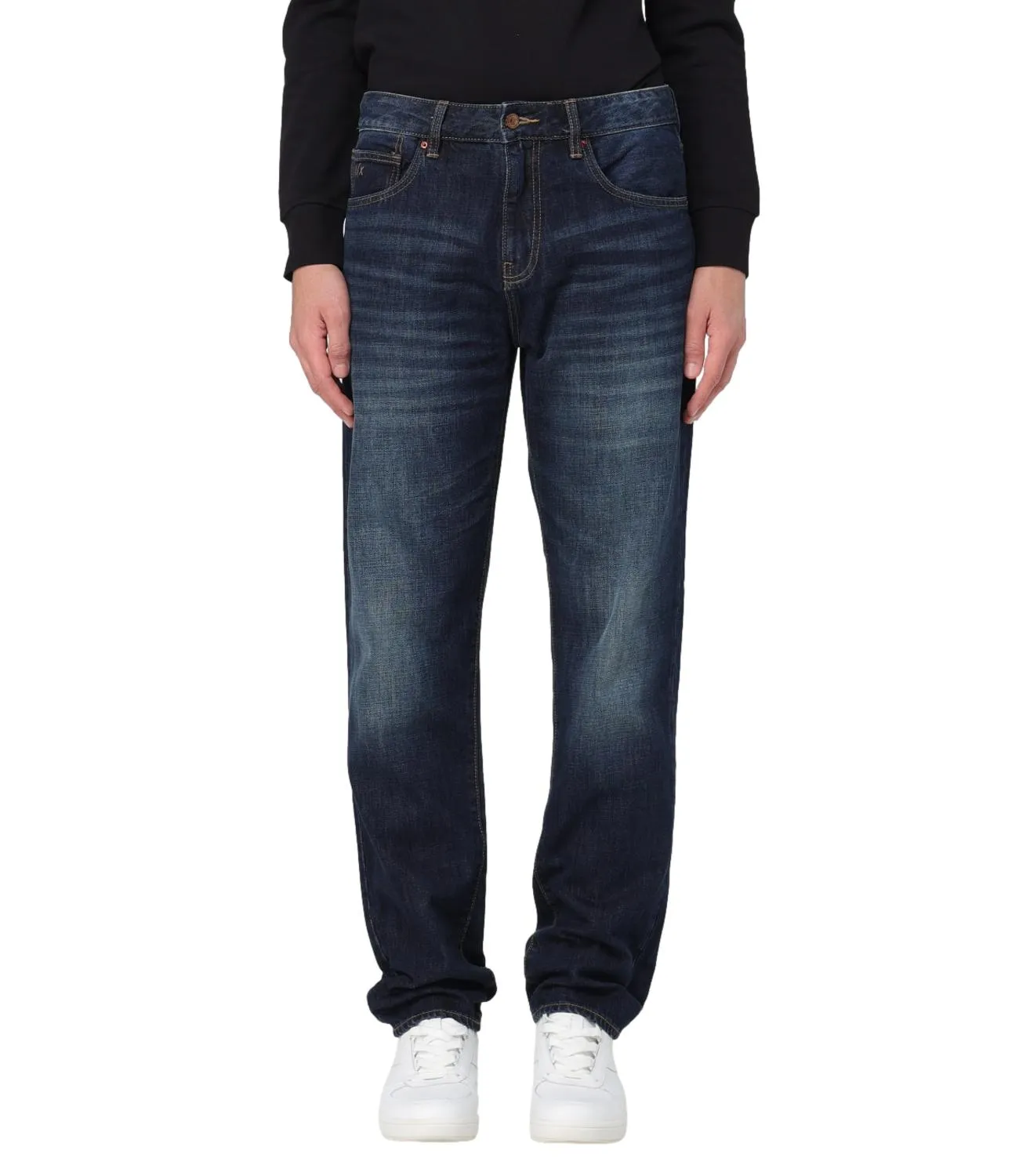 Armani Exchange Jeans uomo slim blu L.32