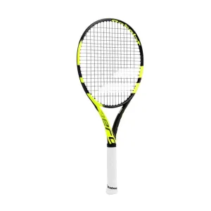 Babolat Pure Aero Graphite 240gm JUNIOR 25 STRUNG Neon Yellow Black Tennis Racket