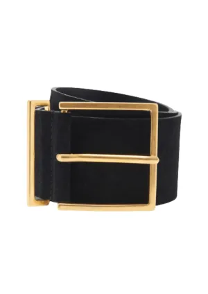 BLACK SUEDE BELT