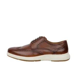 Florsheim Flair Work Wingtip Oxford Steel Toe Cognac