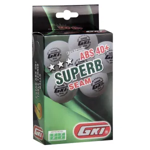 Gki 3 Star Superb ABS 40  Plastic Seam TT Balls