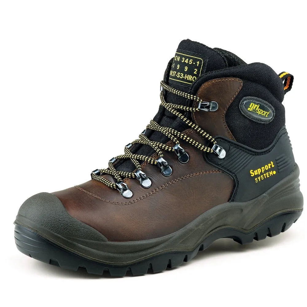 Grisport Comfort Contractors Safety Boot Brown