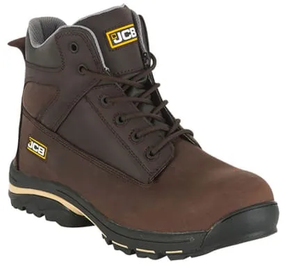 JCB Workmax Safety Boots S1P-Steel Toe and Midsole-sizes 6-13