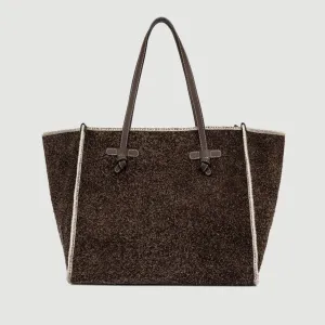 MARCELLA CLUB HANDBAG BS 11100 LODEN 31 BROWN