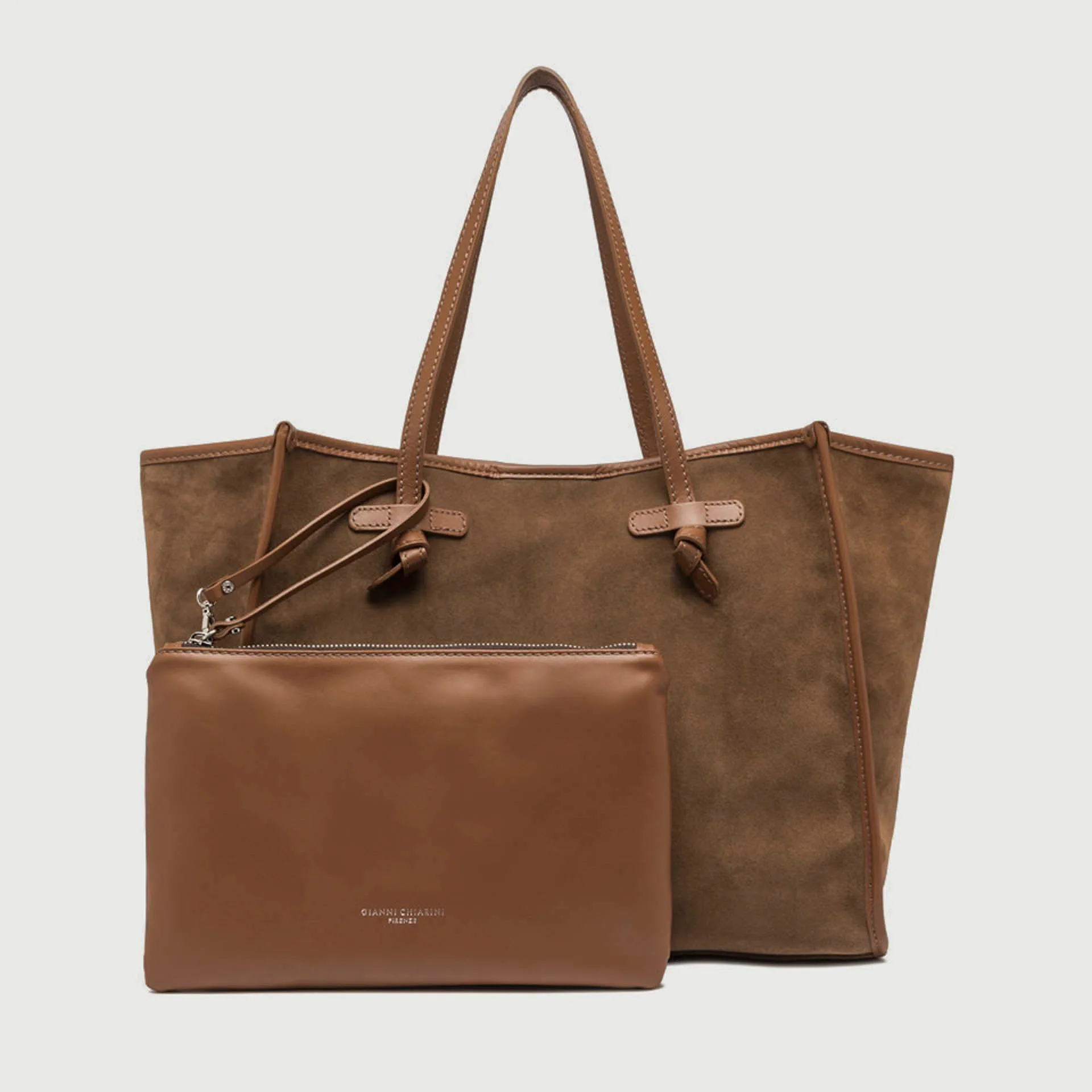 MARCELLA CLUB HANDBAG BS 9750 CM-PL 099 LIGHT BROWN