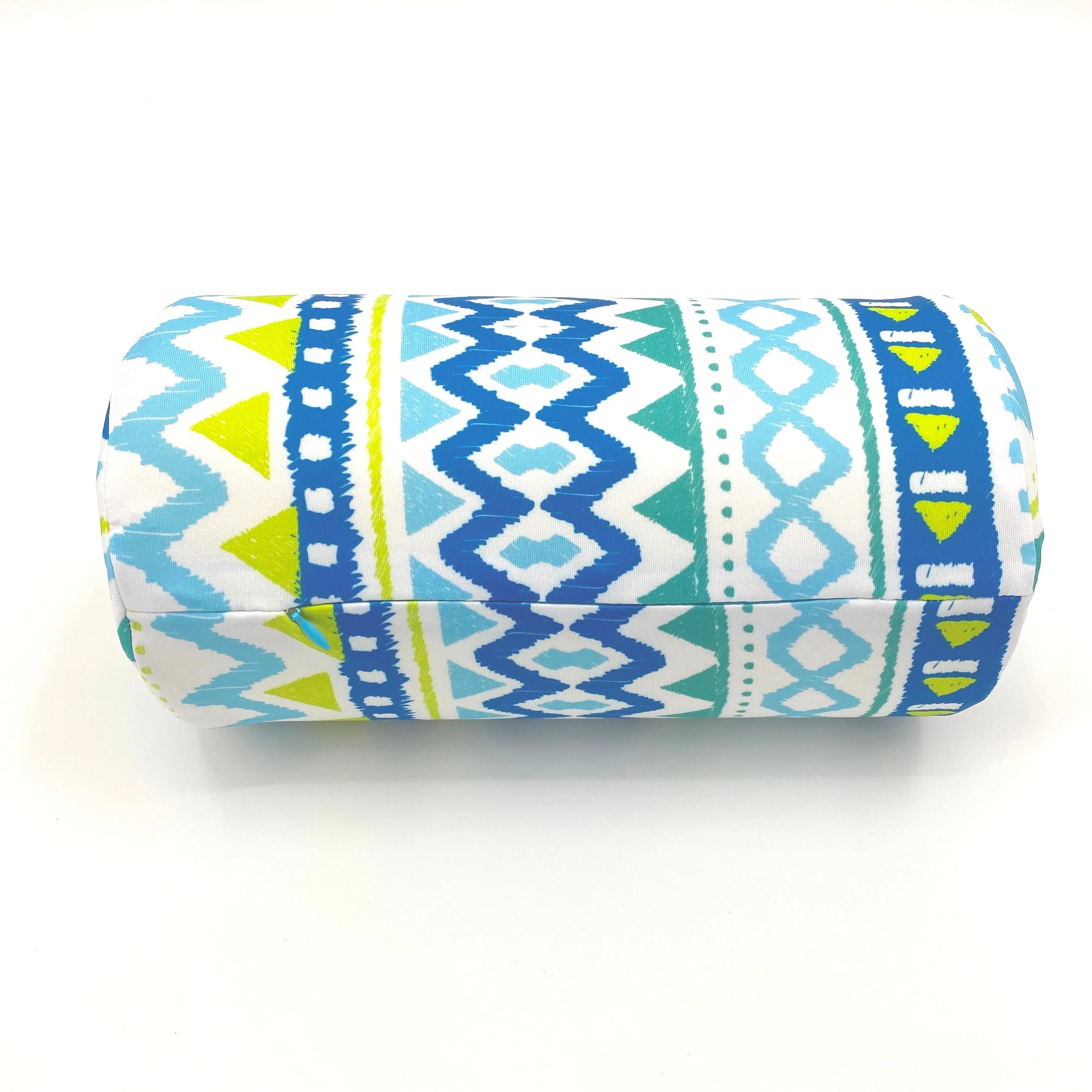 Memory Foam Bolster Tube Roll Pillow with Removable Cover