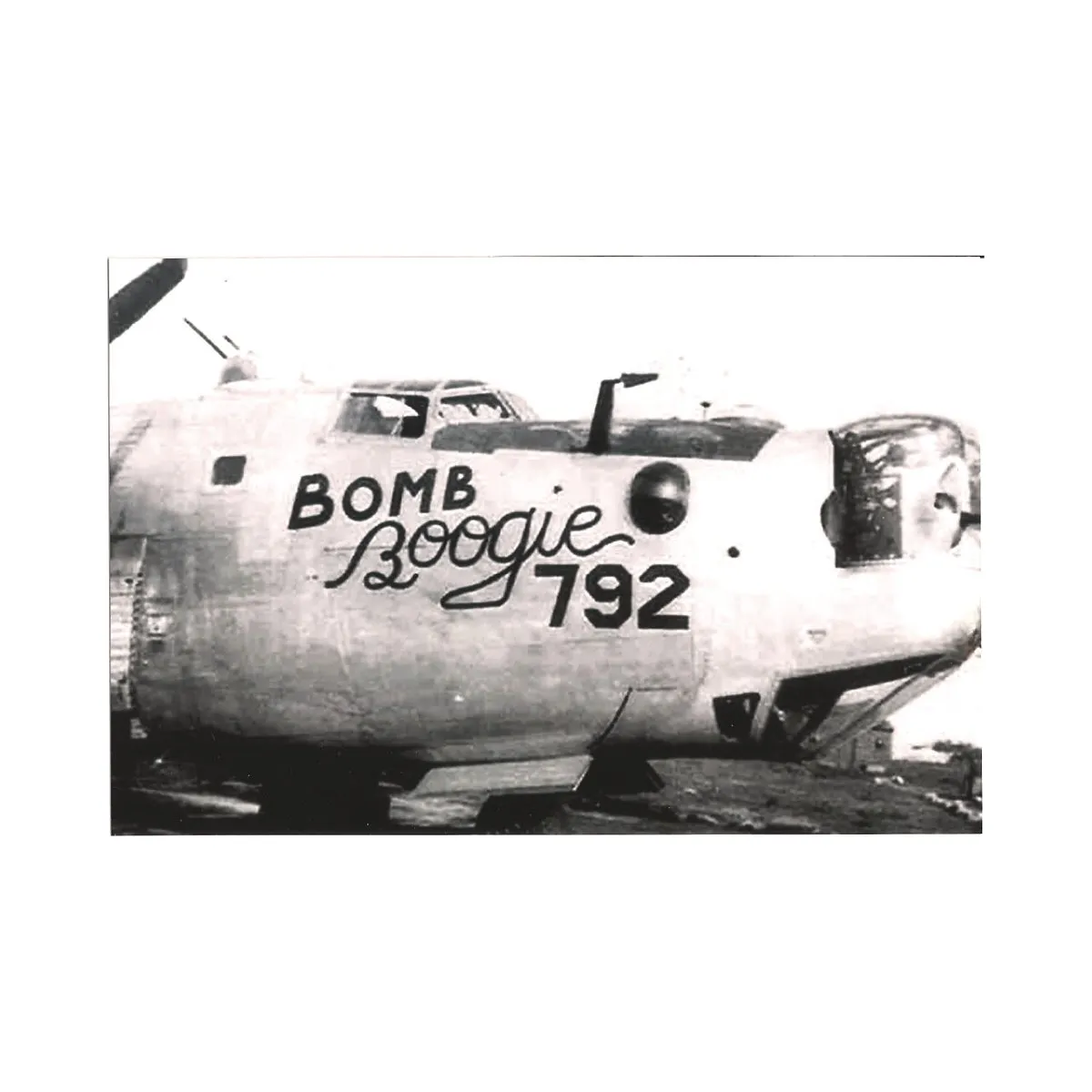 Original U.S. WWII B-24 Liberator 392nd Bomb Group Named Gunner Grouping