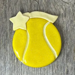 Tennis Ball Christmas Ornament