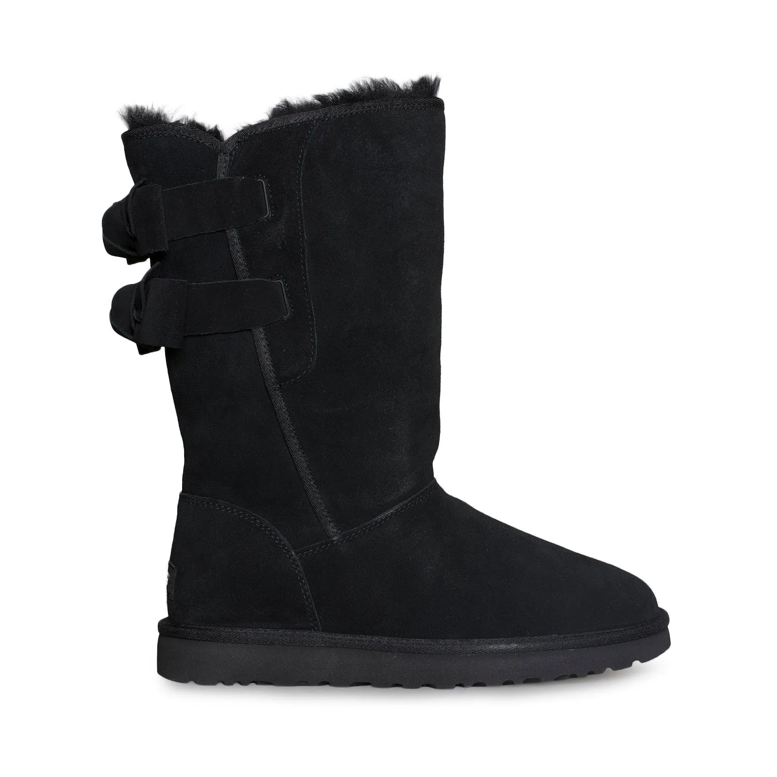 UGG Allegra Bow II Black Boots - Women's